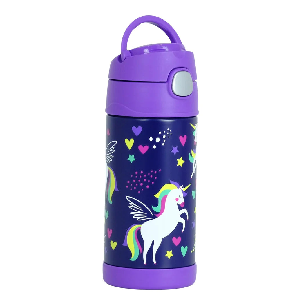 Thermos 355Ml Insulated Bottle Purple Unicorn