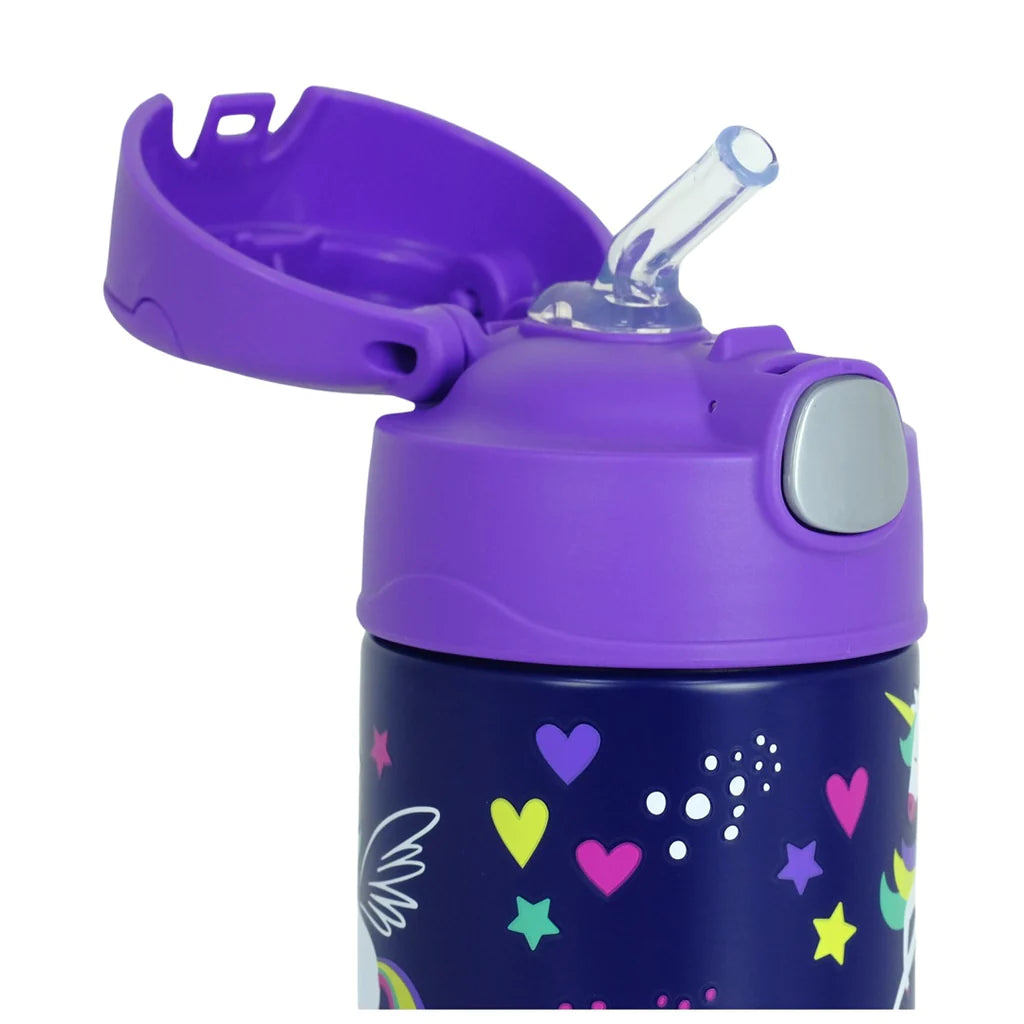 Thermos 355Ml Insulated Bottle Purple Unicorn