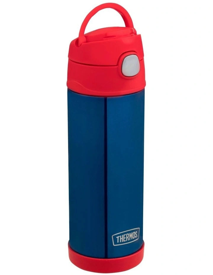 Thermos 470Ml Insulated Bottle Navy Red