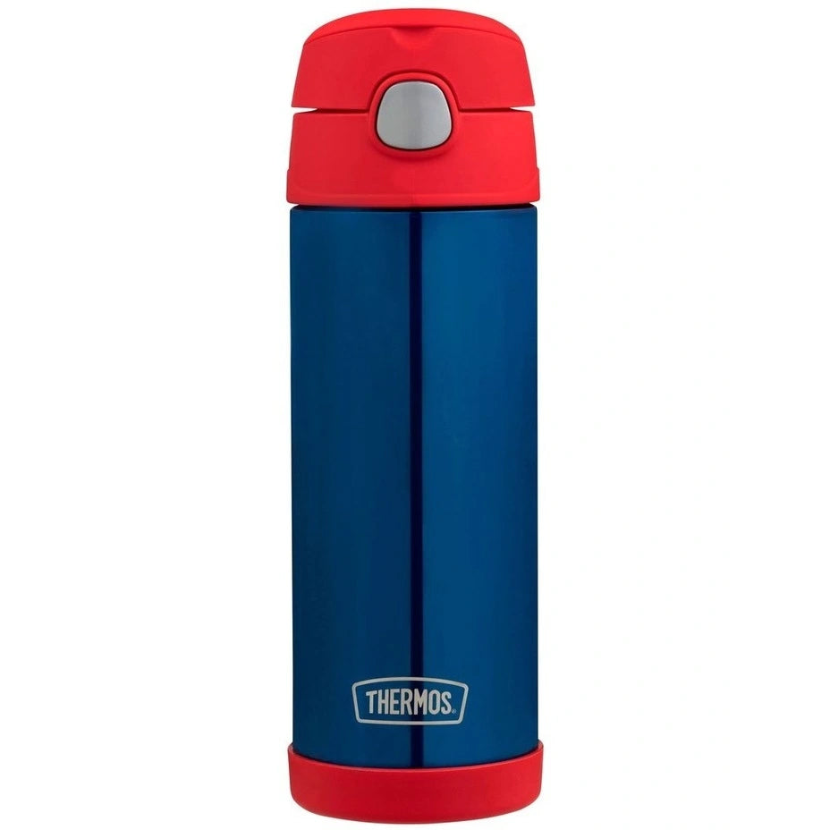 Thermos 470Ml Insulated Bottle Navy Red