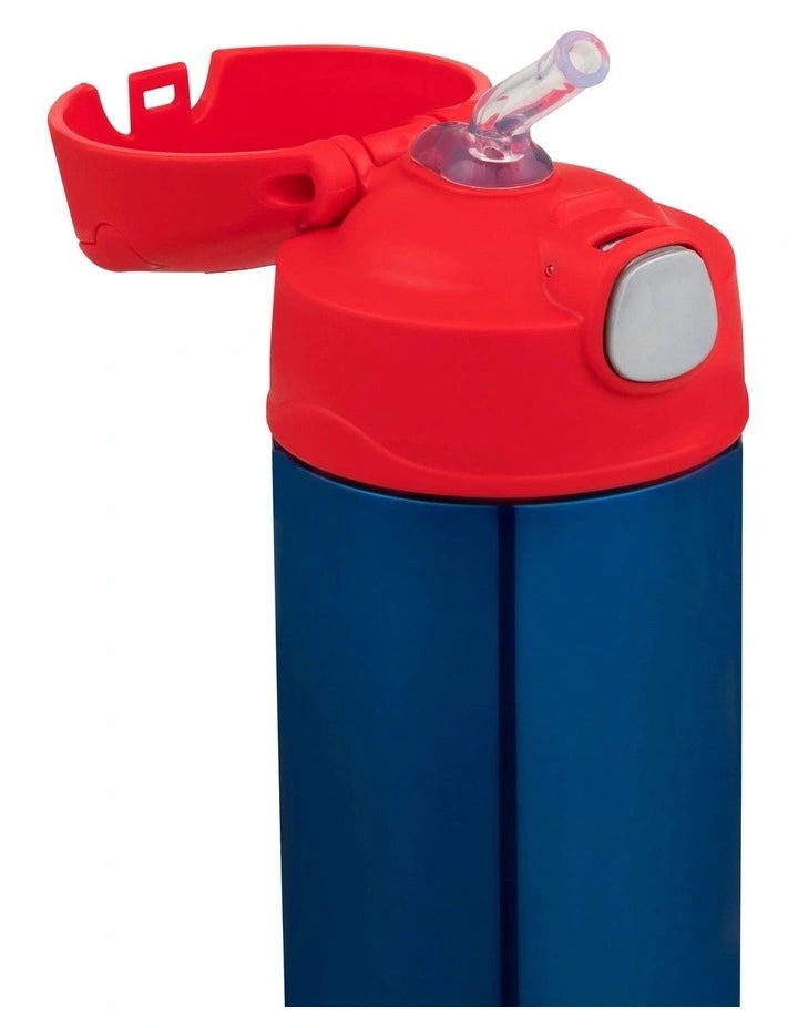 Thermos 470Ml Insulated Bottle Navy Red