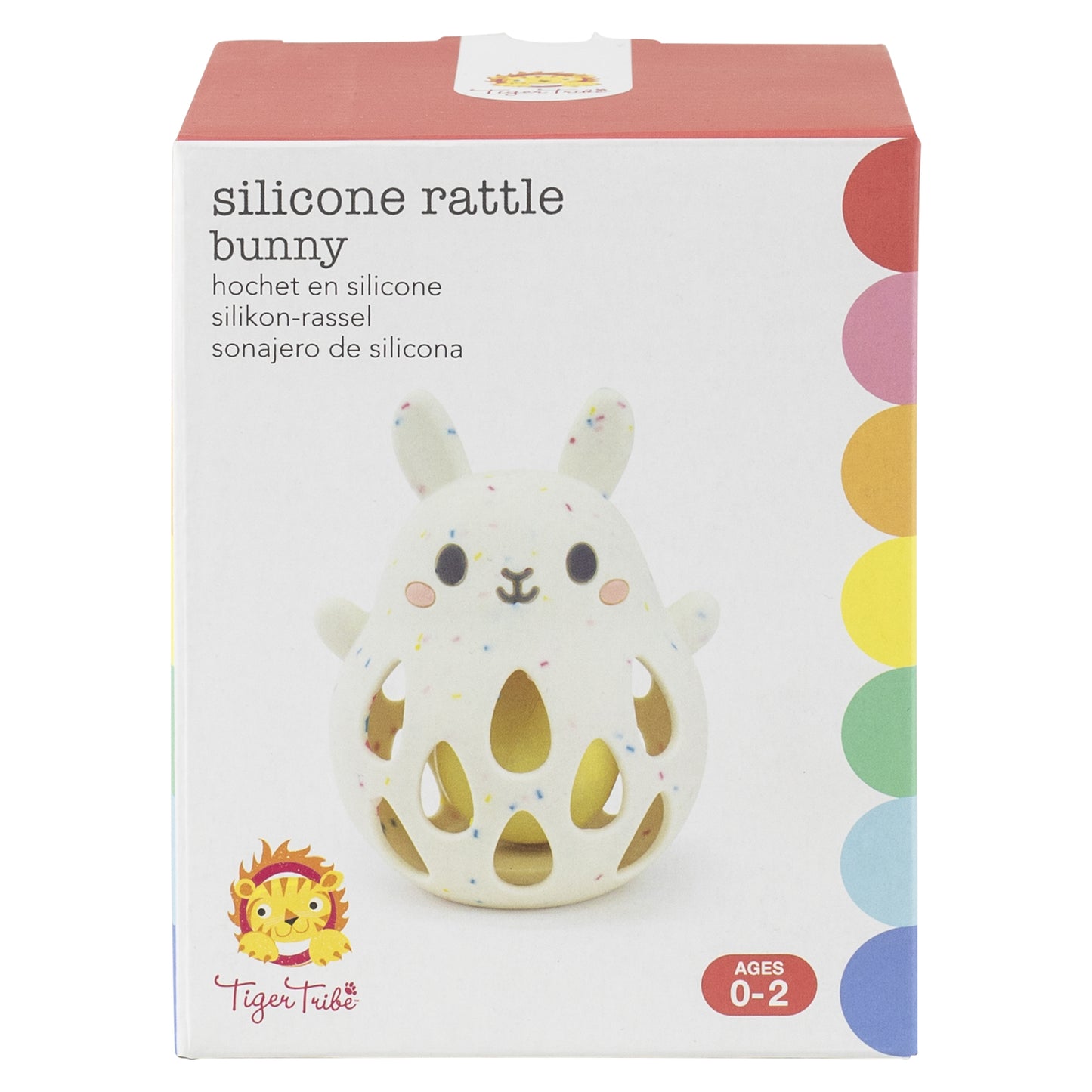 Tiger Tribe Silicone Rattle Bunny