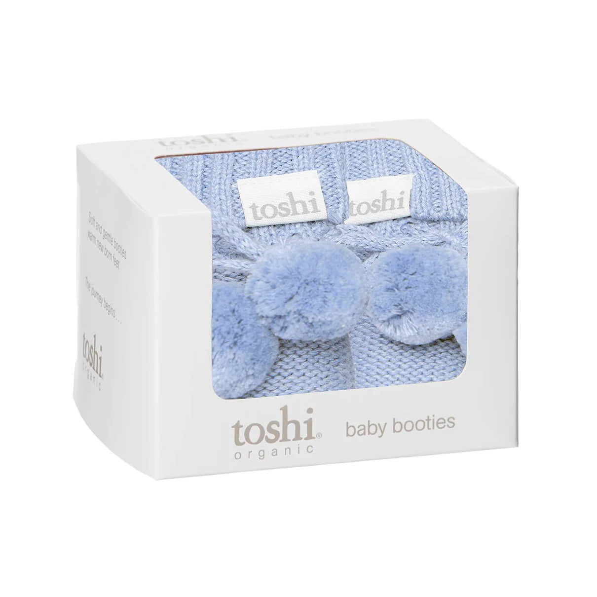 Toshi Organic Booties Marley Seabreeze