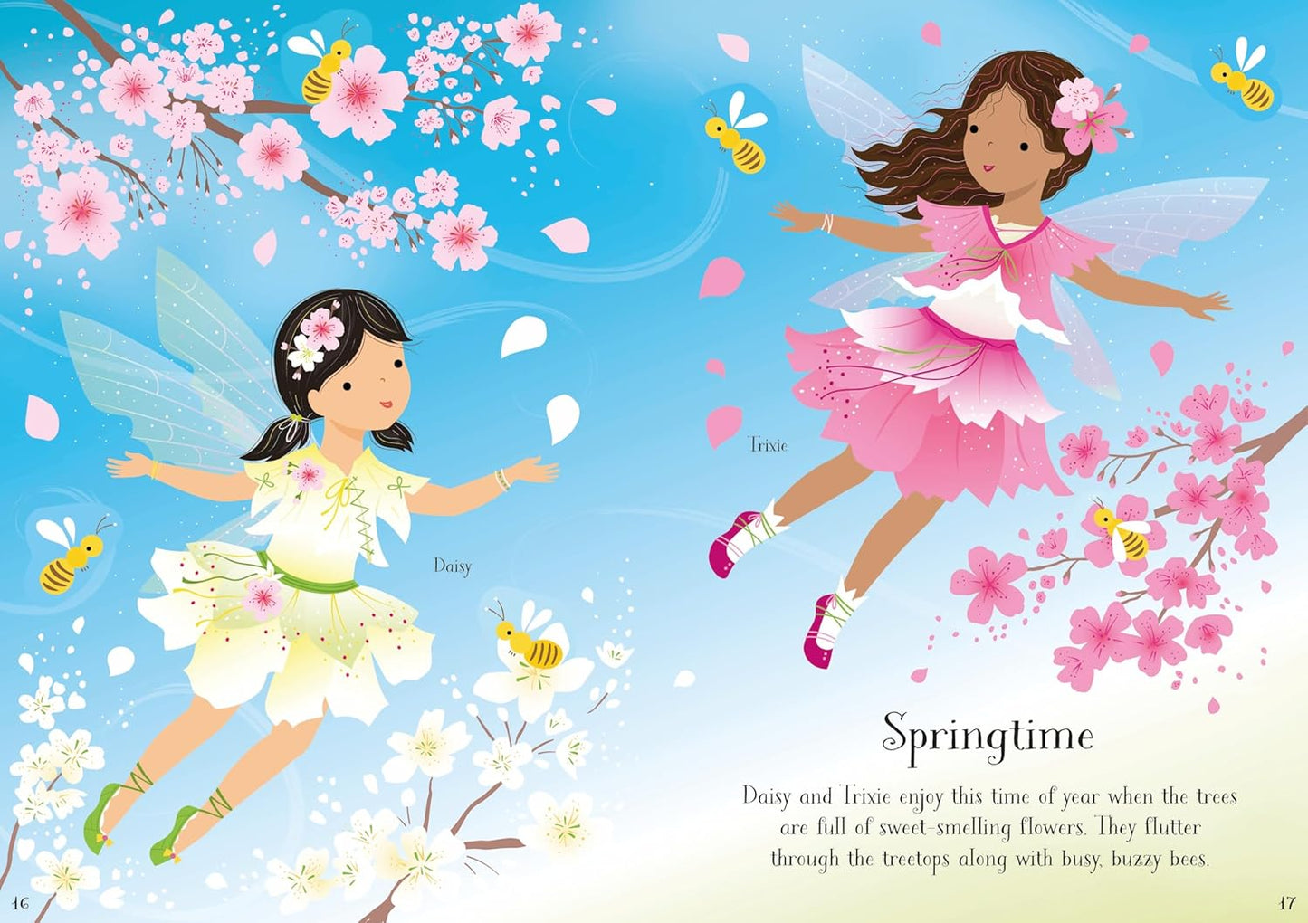 Usborne Little Sticker Treetop Fairies