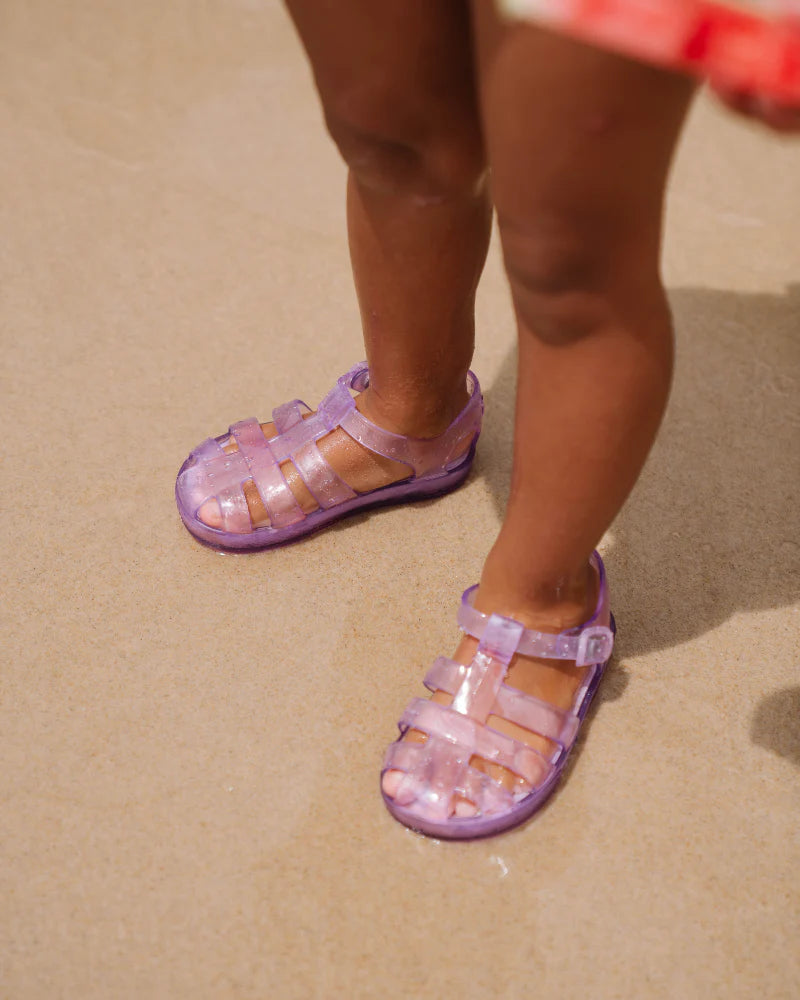 Walnut Frankie Sandals Purple