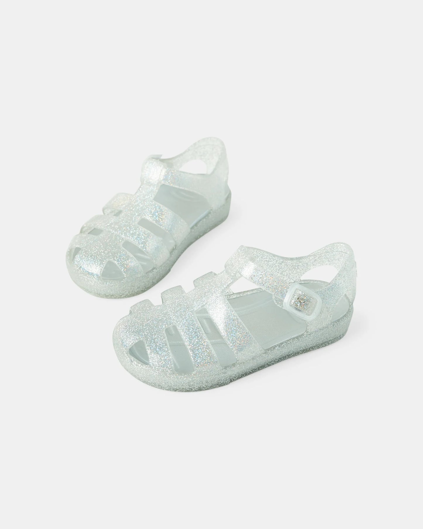 Walnut Frankie Sandals Silver