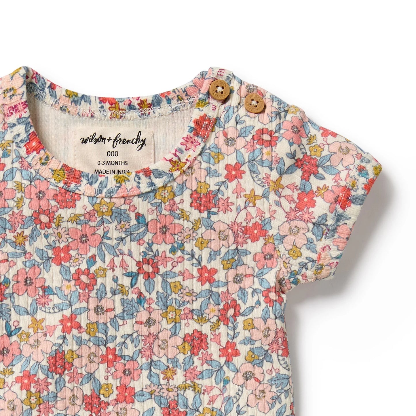 Wilson + Frenchy Organic Bodysuit Summer Bloom