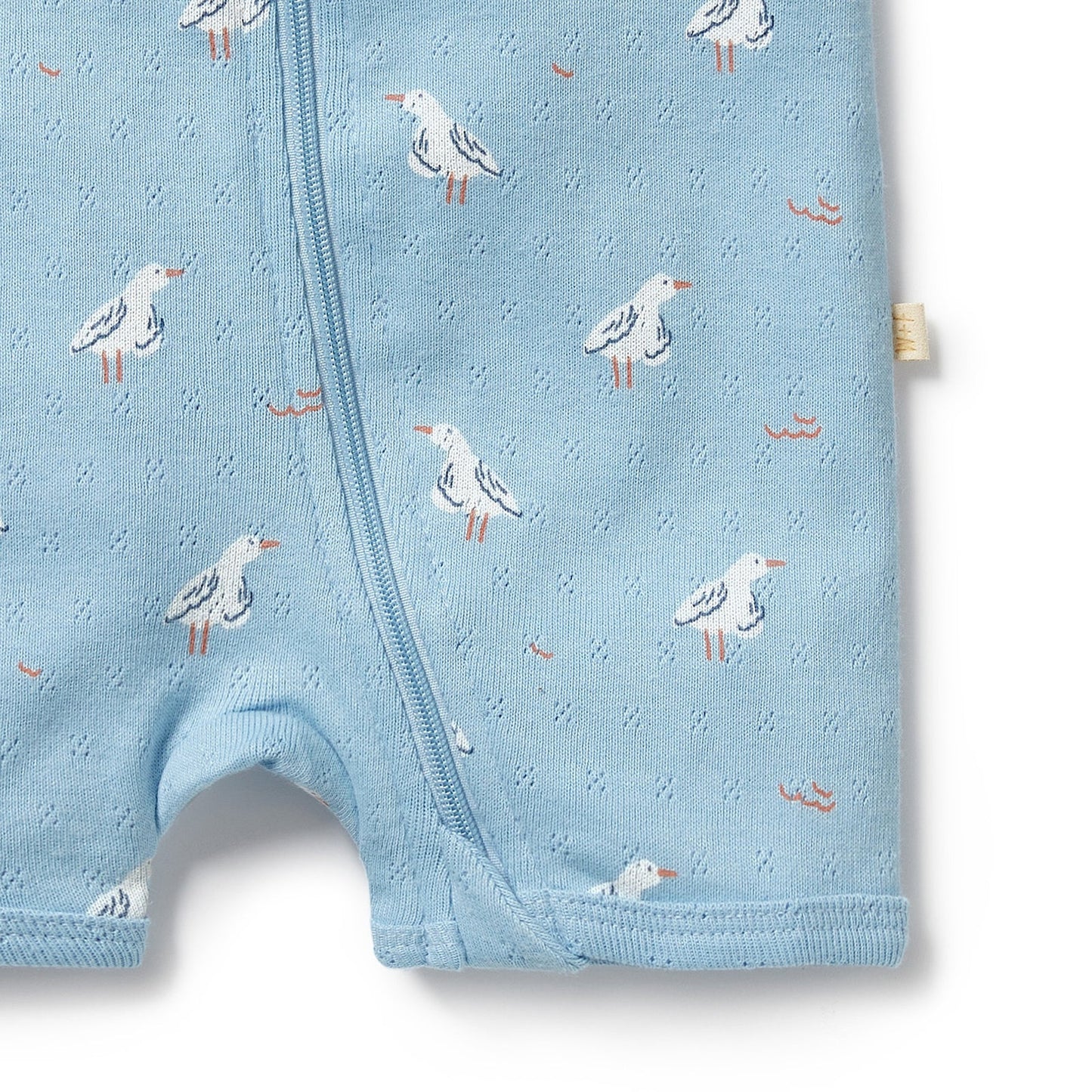 Wilson + Frenchy Organic Boyleg Zipsuit Sunny Seagulls