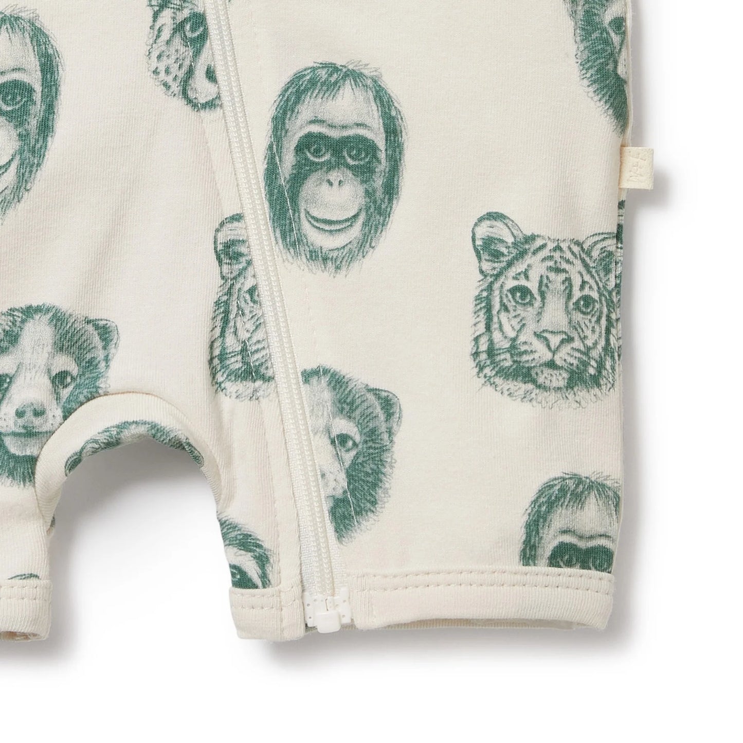 Wilson + Frenchy Organic Boyleg Zipsuit Hello Jungle