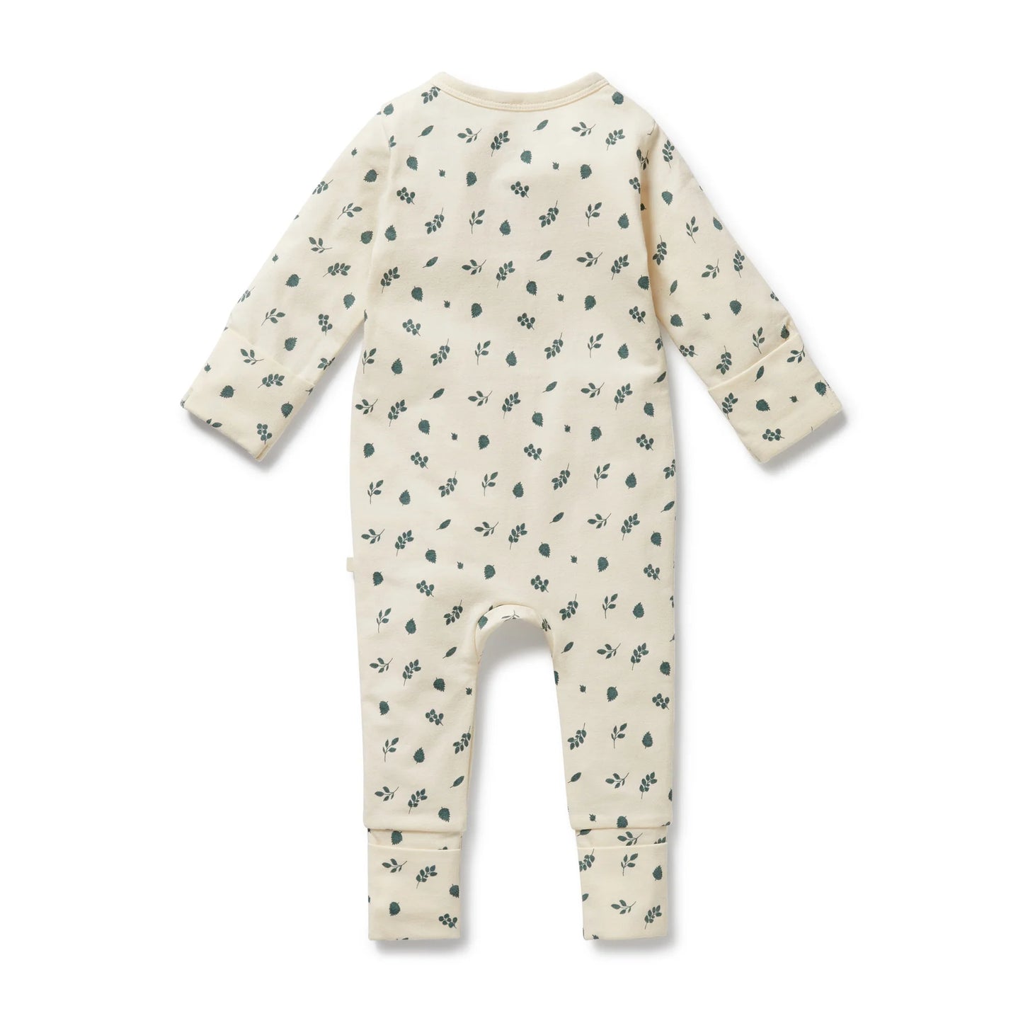 Wilson + Frenchy Organic Zipsuit Twilight Leaf