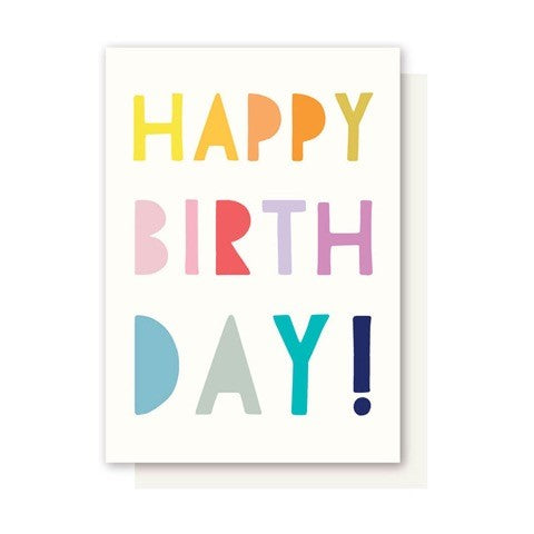 Elly Oak Card Happy Birthday Font