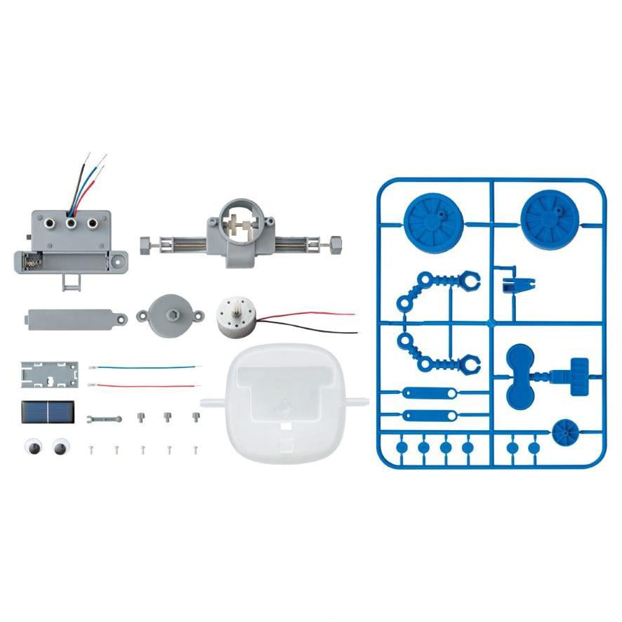 4m green science rover robot - Chalk