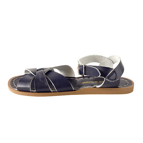 saltwater sandals navy - Chalk