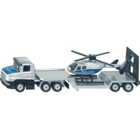 siku low loader with helicopter - Chalk