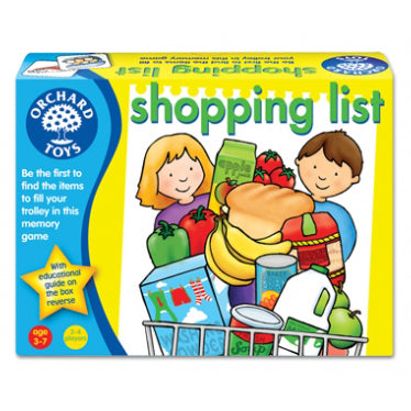 orchard toys shopping list game - Chalk