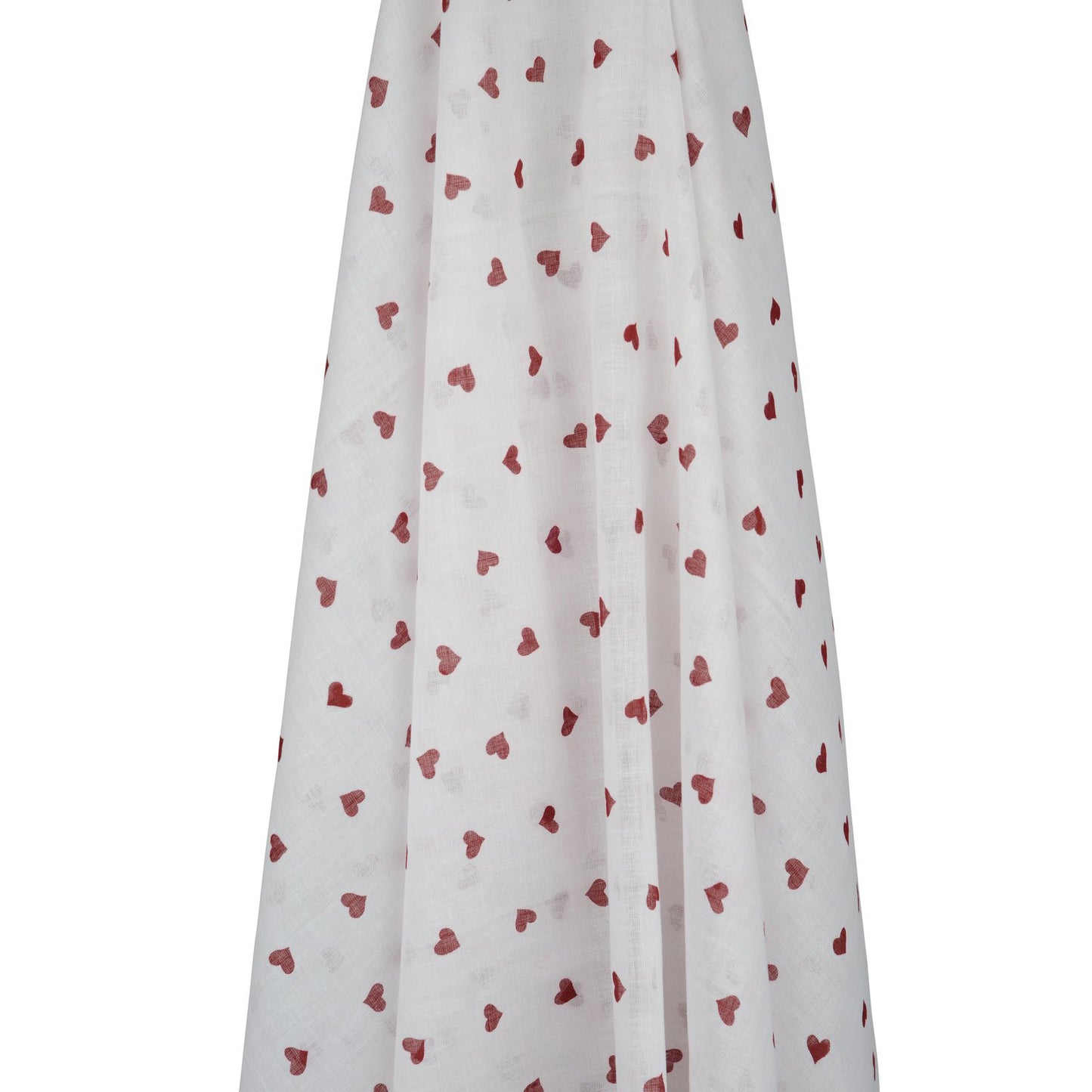 Emotion & Kids Muslin Hearts Red - Chalk