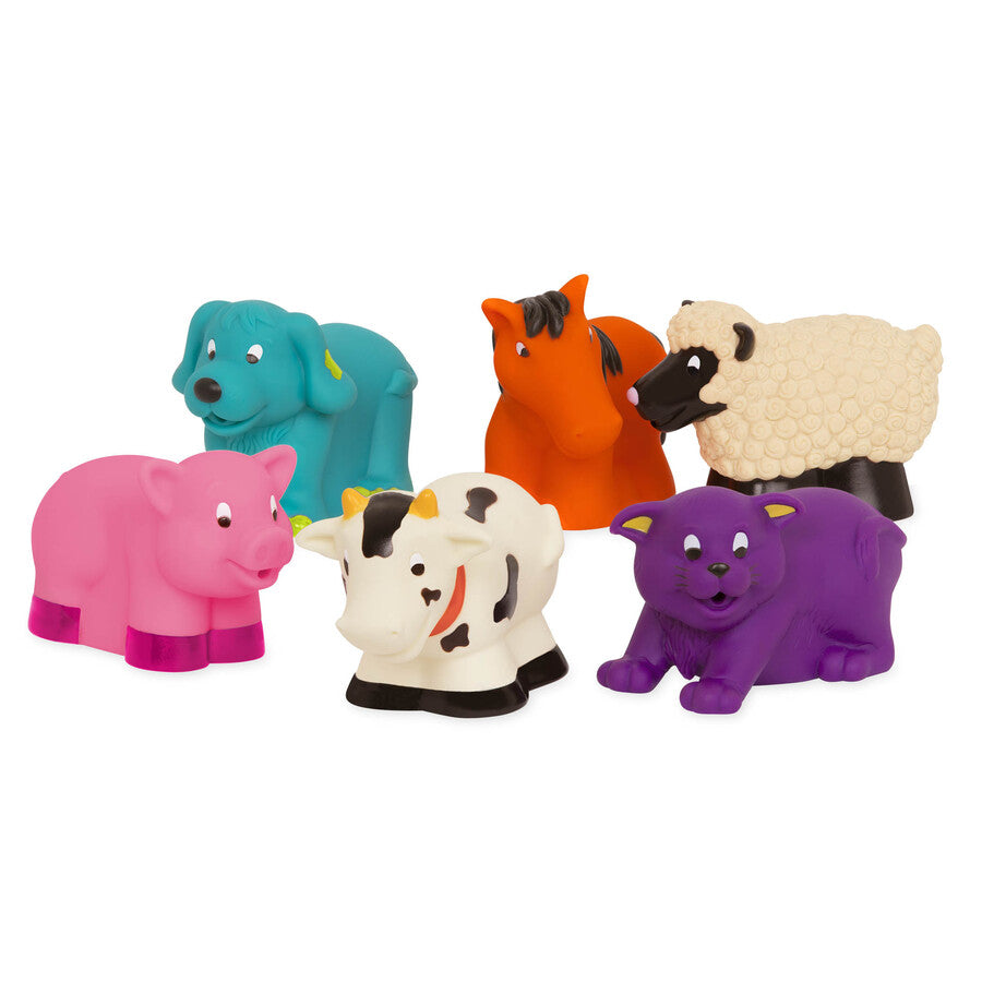 Battat Squirters Bath Buddies Barnyard - Chalk