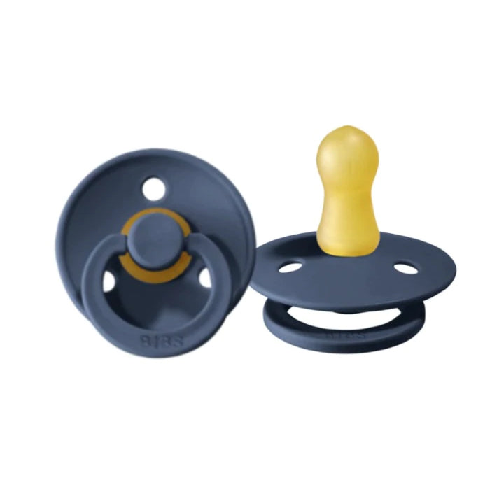 Bibs Dummies Size 1 Double Pack Steel Blue