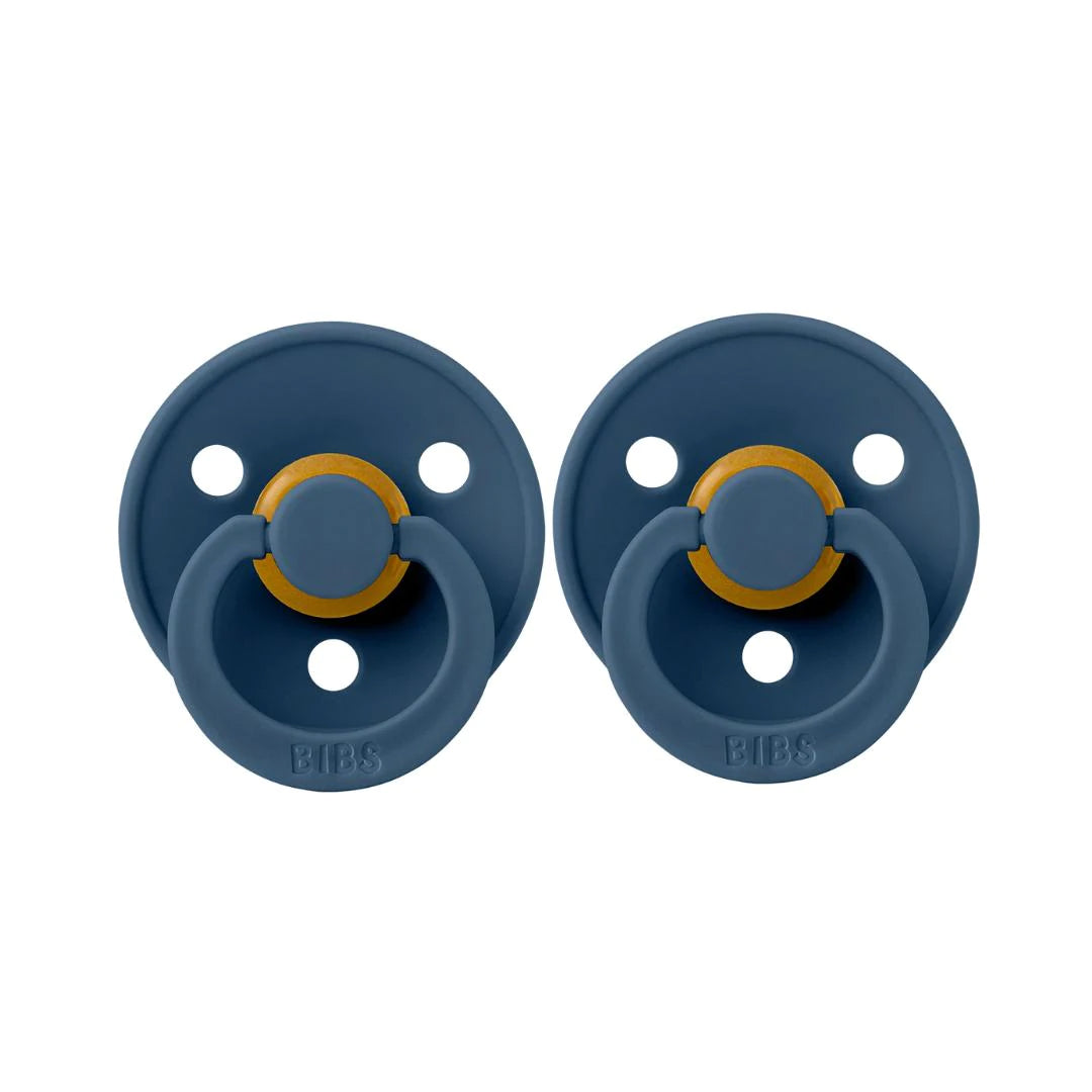 Bibs Dummies Size 1 Double Pack Steel Blue