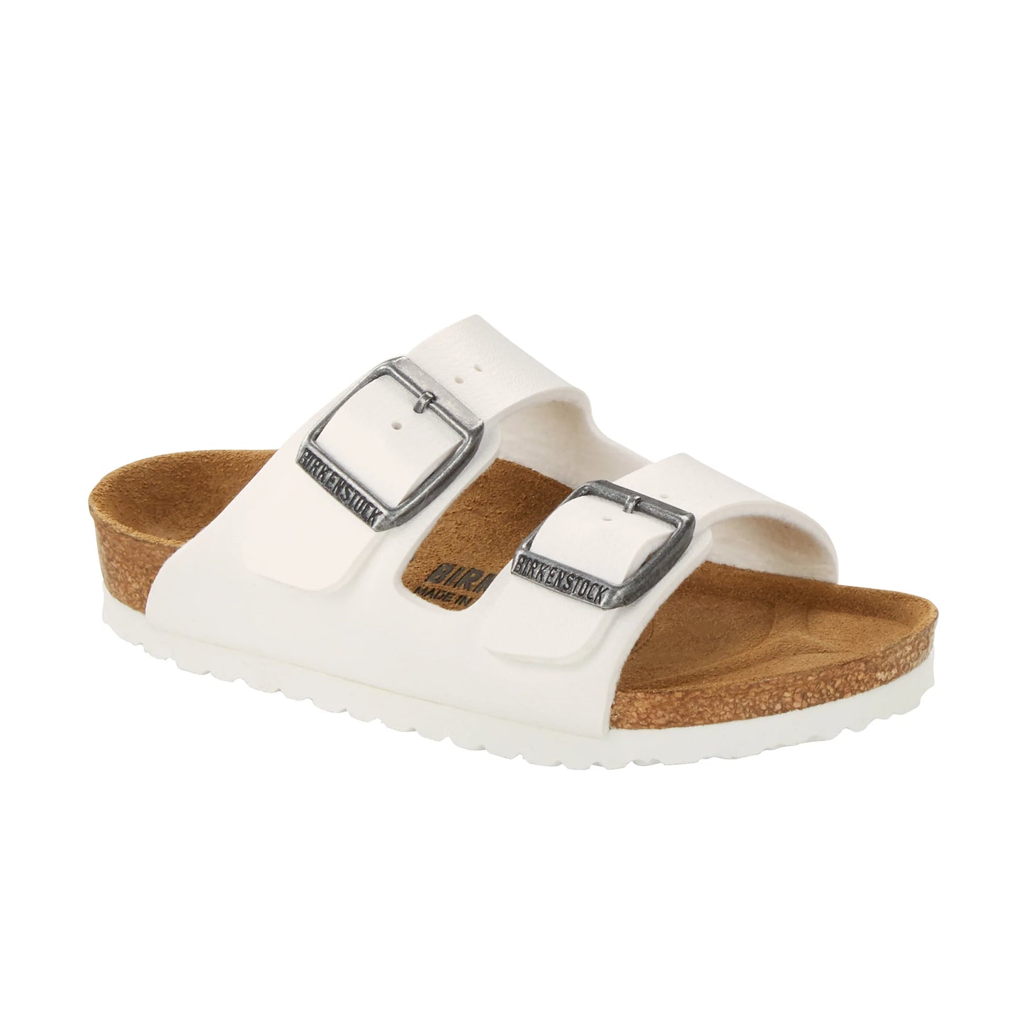 Birkenstock Arizona Kids Birko Flor White