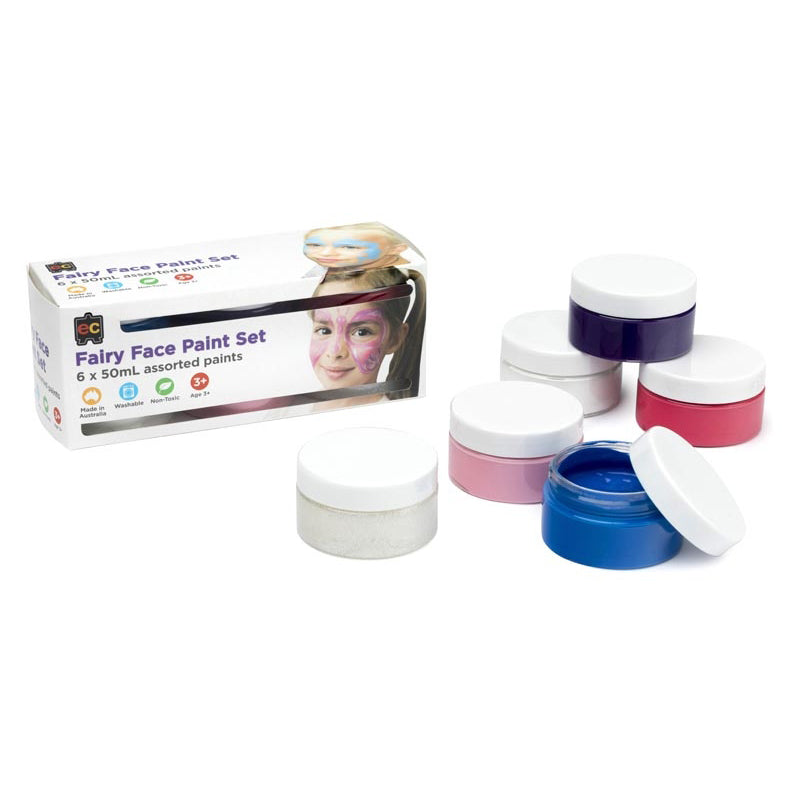 educational colours paint set fairy face - Chalk