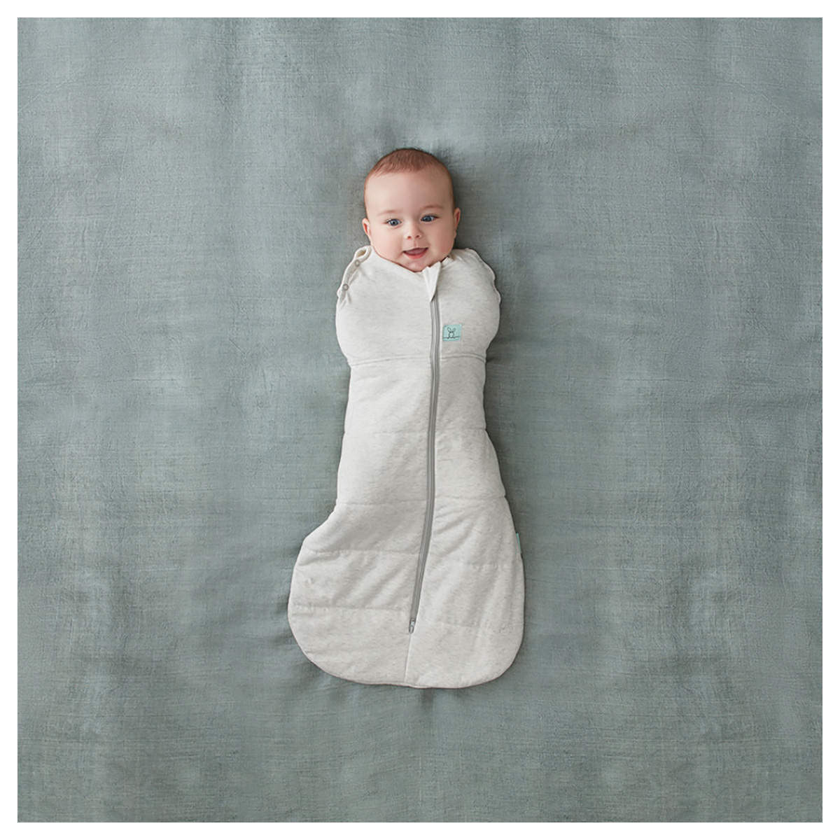 Ergopouch Cocoon Swaddle Bag 2.5 Tog Grey Marl