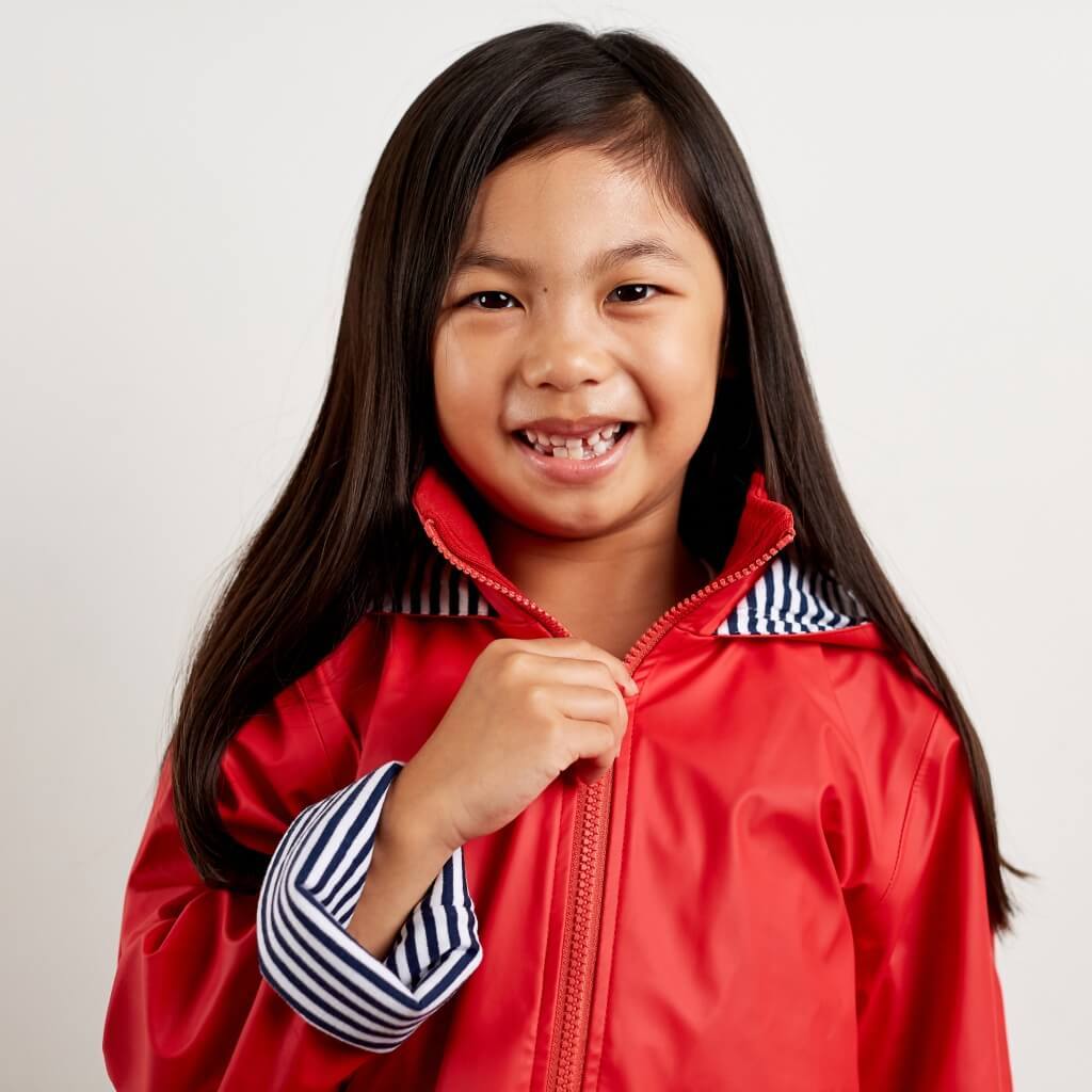 French Soda Raincoat Unisex Red