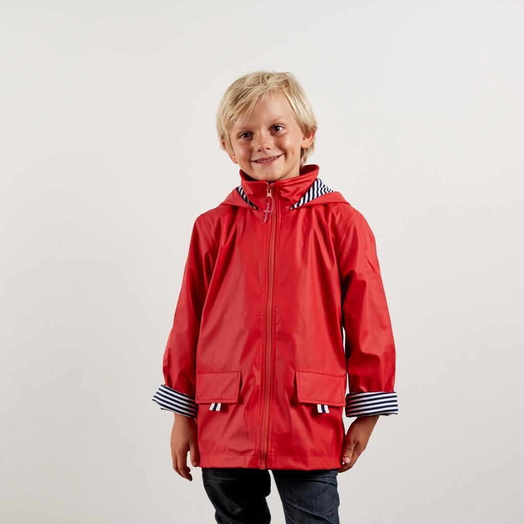 French Soda Raincoat Unisex Red