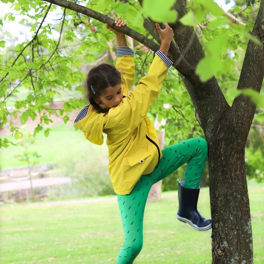 French Soda Raincoat Unisex Yellow - Chalk