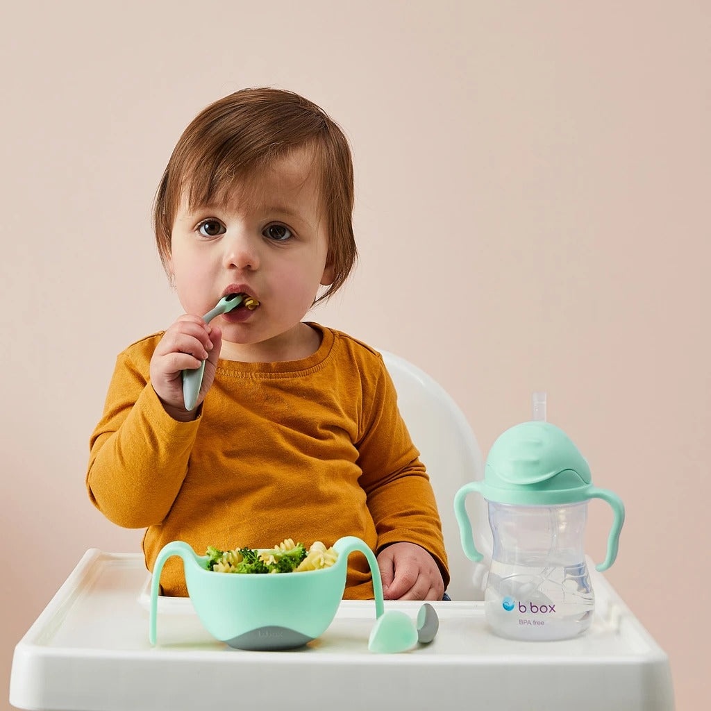 b.box essential sippy cup pistachio - Chalk