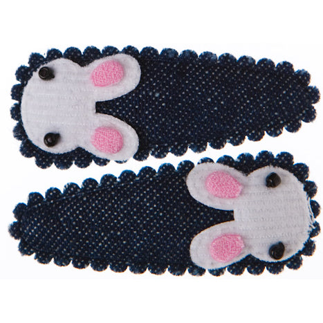 Goody Gumdrops Hair Snaps Bunny White - Chalk