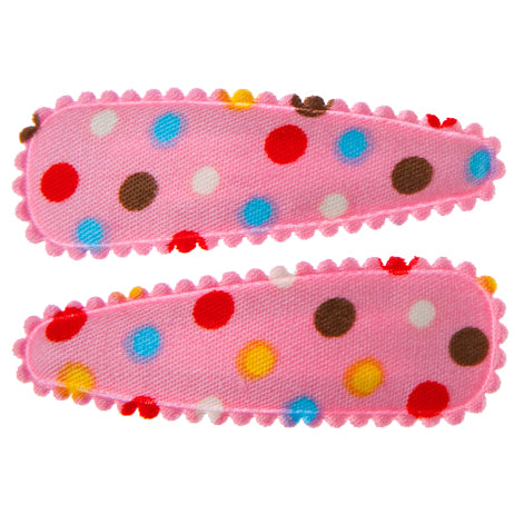 Goody Gumdrops Hair Snaps Polka Pink - Chalk