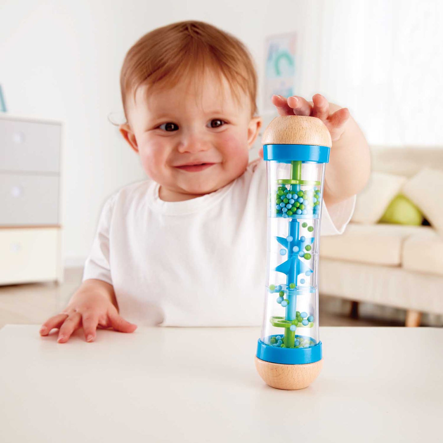 Hape Beaded Raindrops Blue - Chalk