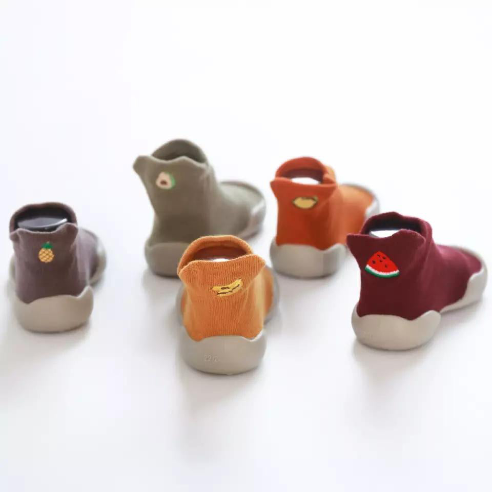Hello Baby Moccs Sock Shoes Watermelon