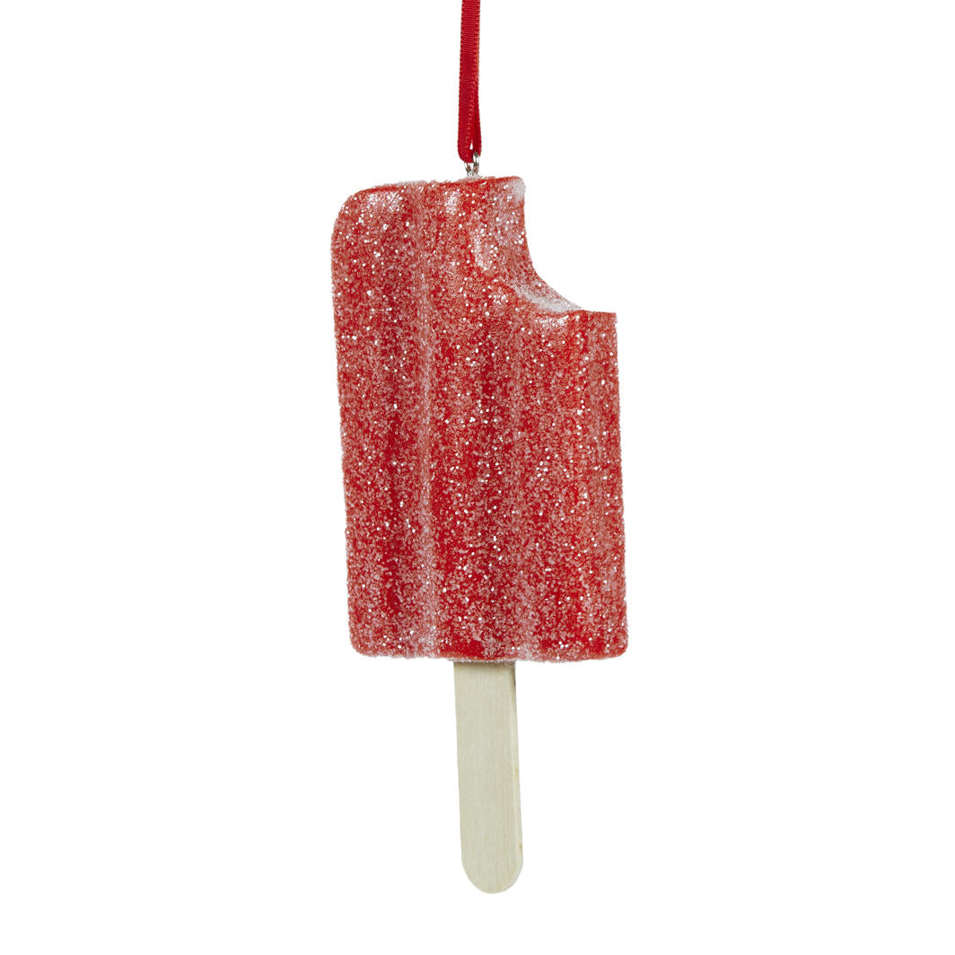 Holly & Ivy Christmas Ornament Icecream Raspberry