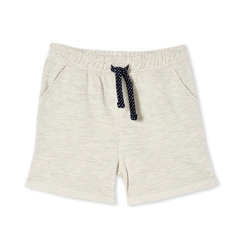 Milky Fleece Shorts Almond Marle
