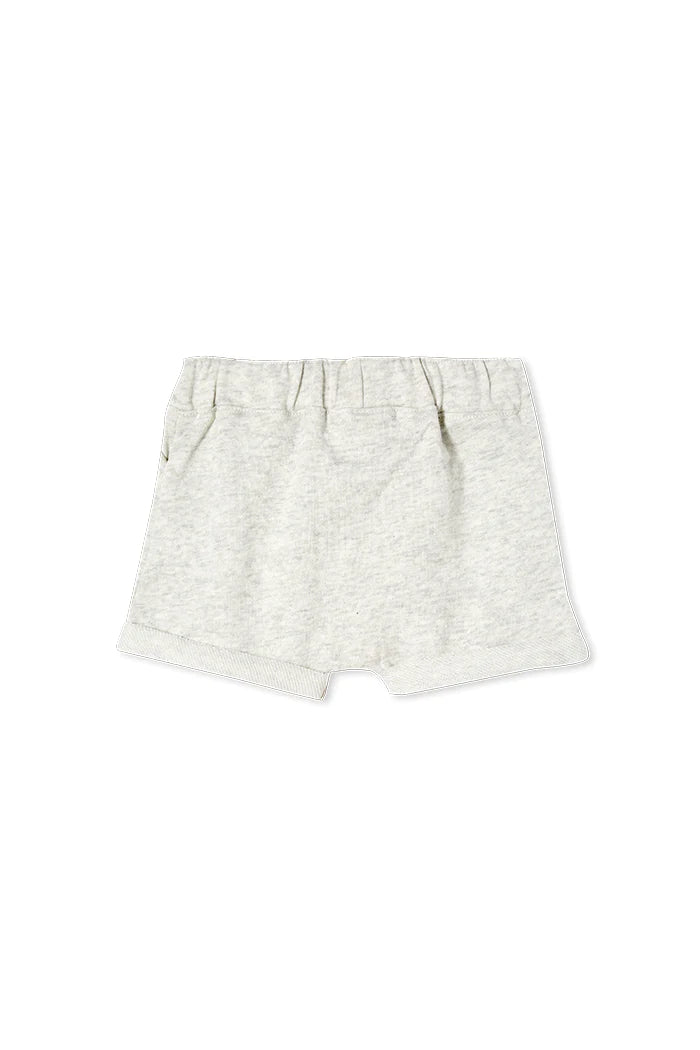 Milky Fleece Shorts Almond Marle