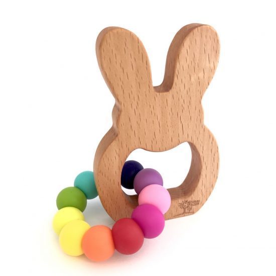 nature bubz teething toy hop rainbow - Chalk