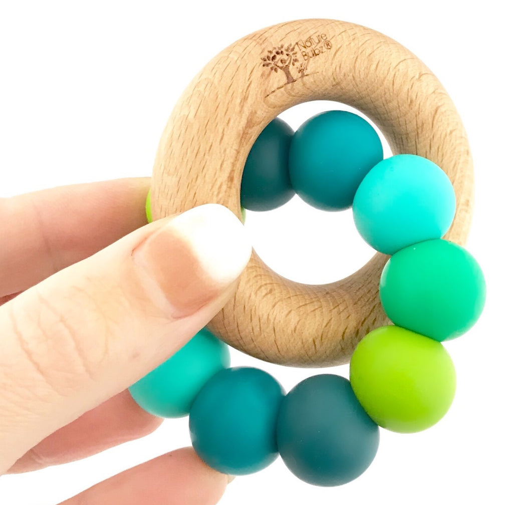 nature bubz teething toy tropical - Chalk