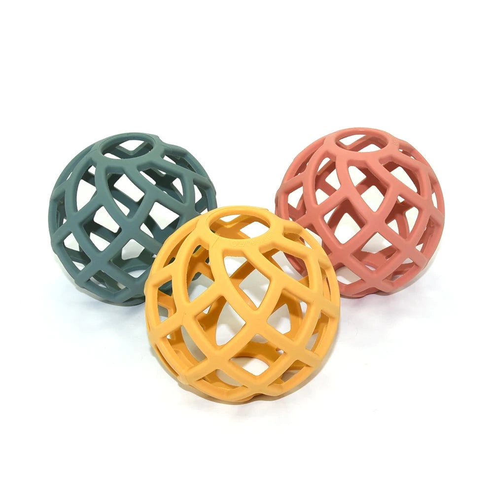 Ob Designs Eco Friendly Teether Ball Blush