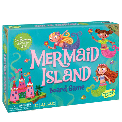 peaceable kingdom mermaid island board game - Chalk