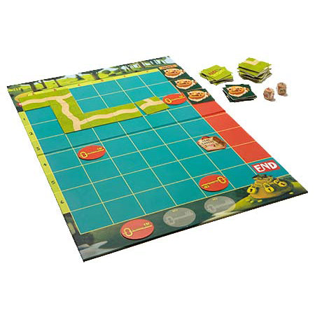 peaceable kingdom race to the treasure board game - Chalk