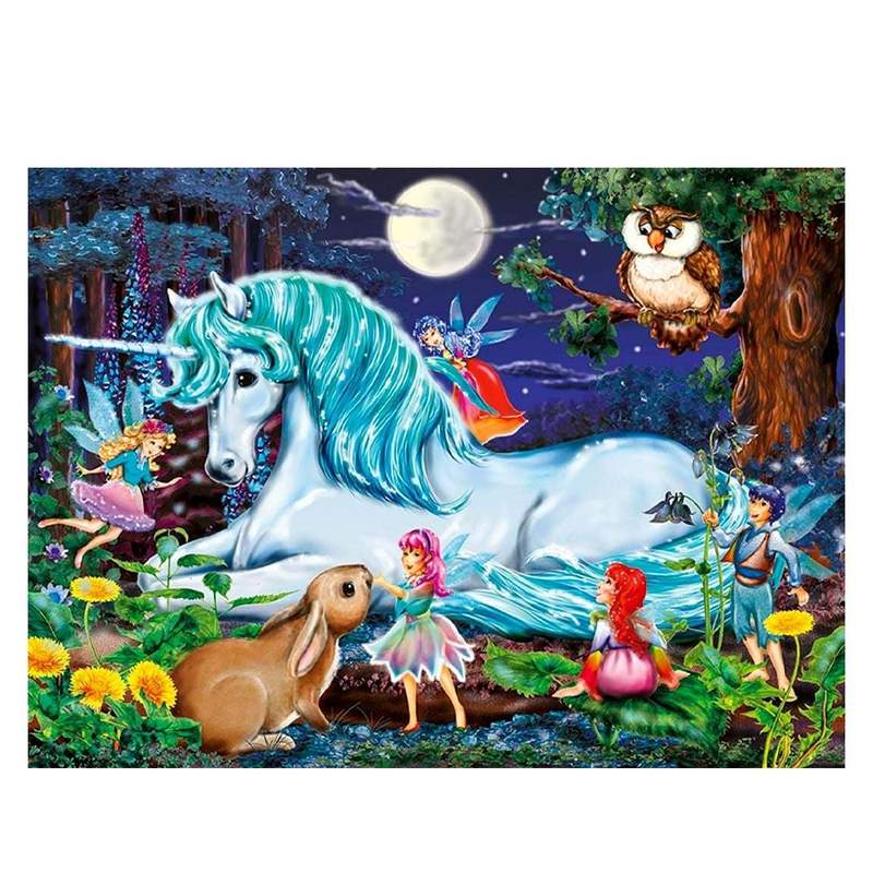 ravensburger puzzle 100pc enchanted forest - Chalk