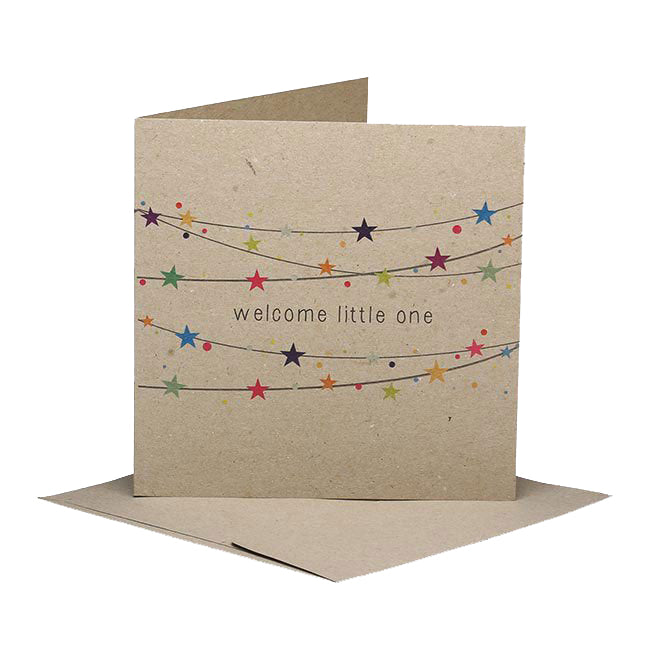 rhicreative card welcome little one - Chalk