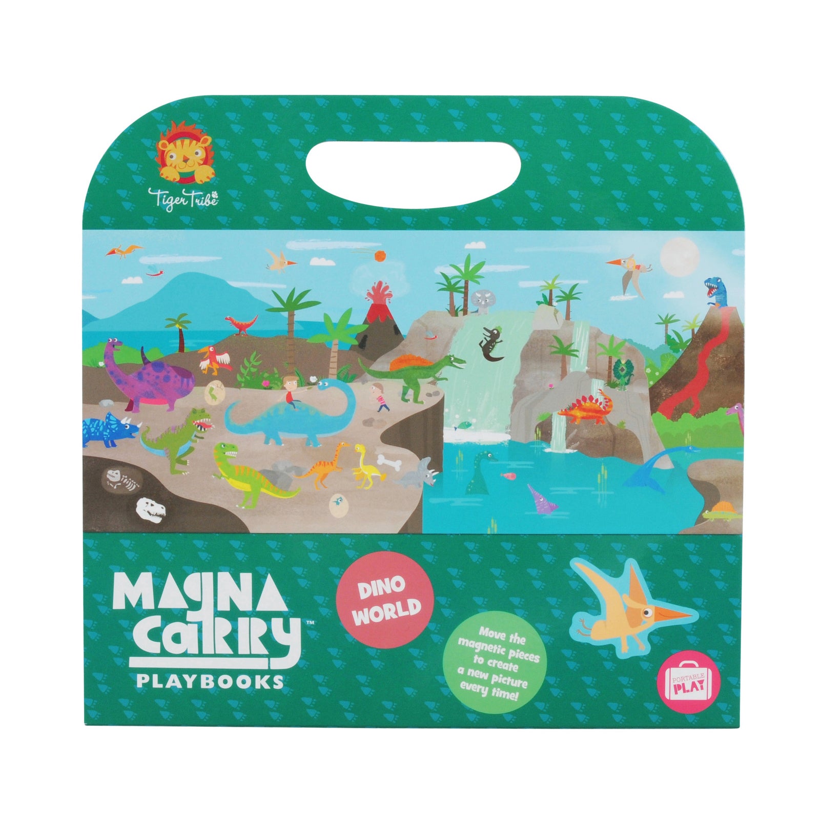 tiger tribe magna carry dino world - Chalk