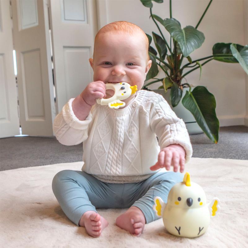 Tiger Tribe Silicone Teether Cockatoo