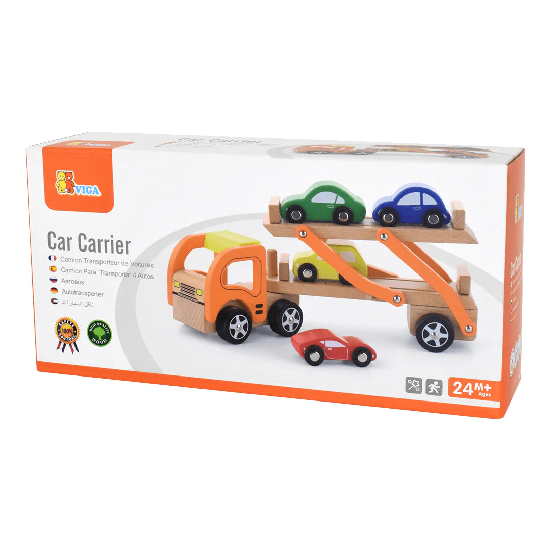 Viga Toys Wooden Car Carrier