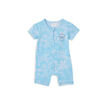 Milky Romper Tie Dye Zip