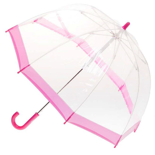 Clifton Brolly Umbrella Clear Pink