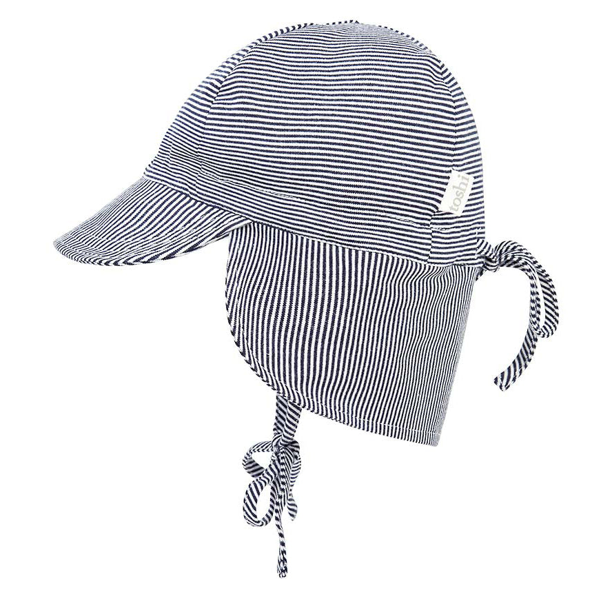 Toshi Sunhat Flap Cap Baby Periwinkle